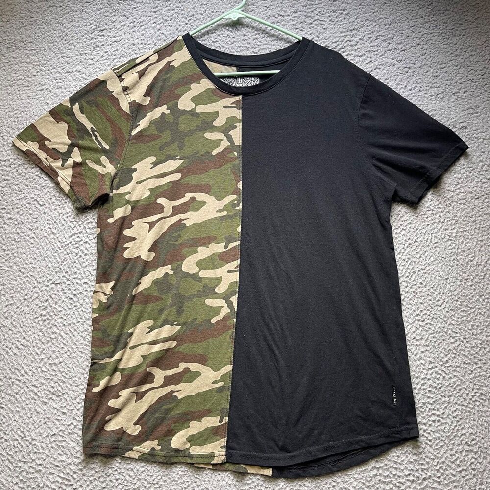 Brooklyn Shirt Mens XL Black Camo Short Sleeve